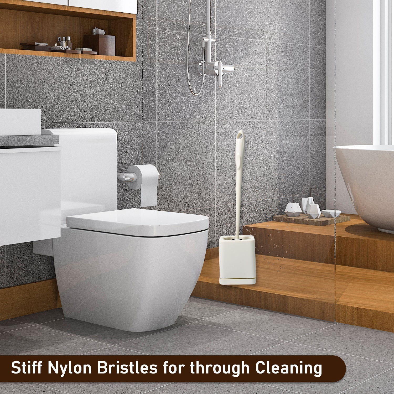 Complete toilet brush set Complete toilet brush set